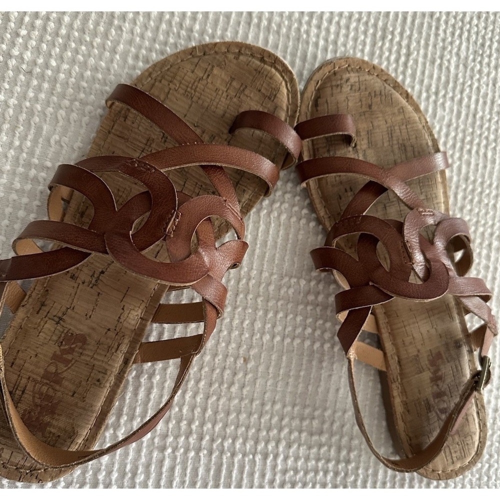 Korks Strappy Leather Sandals Size 8 Perfect For Summer And So Comfortable - Picture 2 of 5